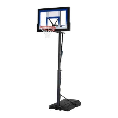 Lifetime Lifetime Courtside Portable Basketball Hoop W/ 48" Clear, Fushion Backboard, 48" x 146" 51550